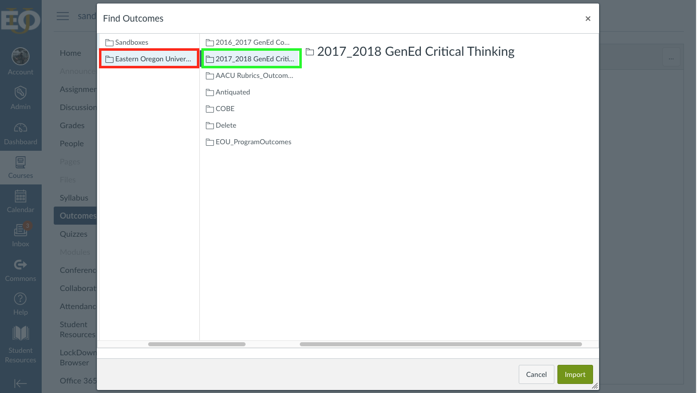 How to import GenEd into your Canvas course