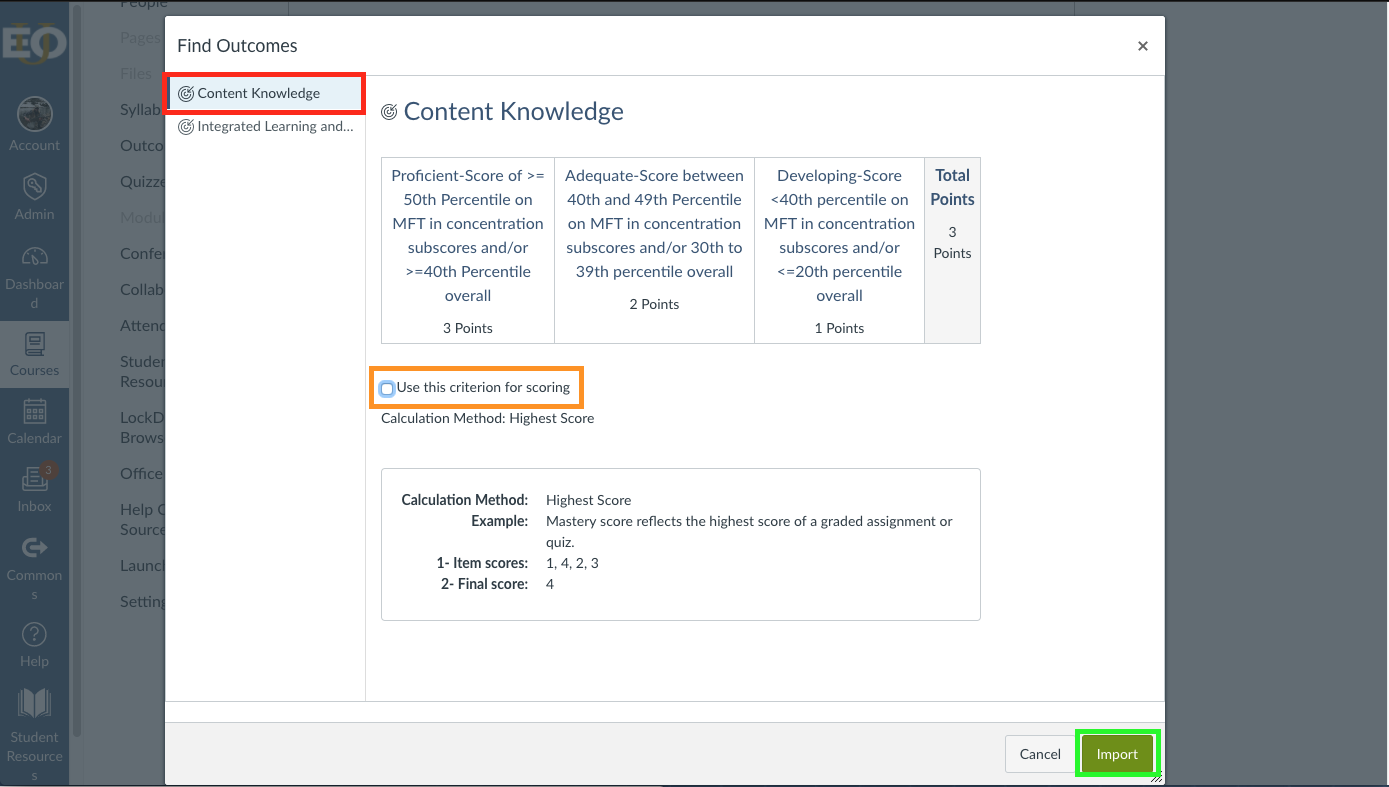 How to create a rubric for an assignment in Canvas