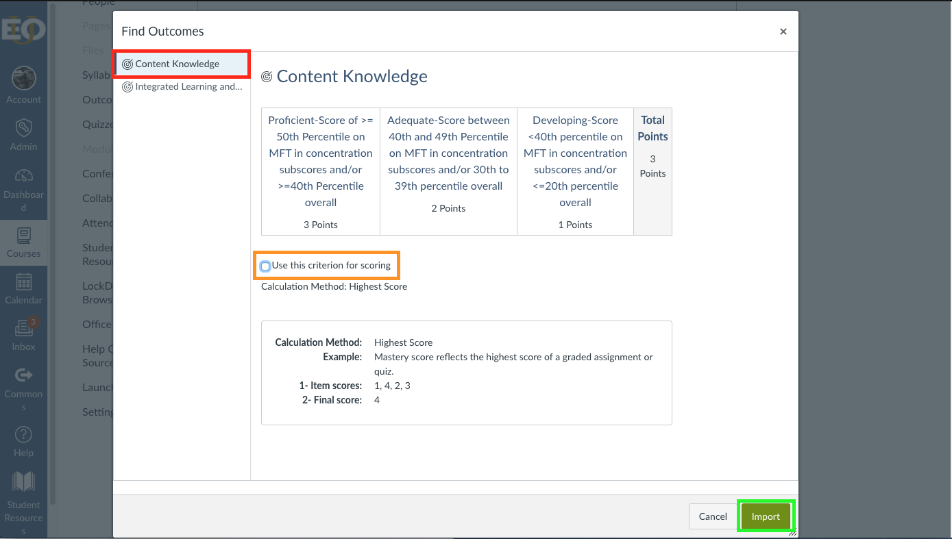 how to create a assignment rubric in canvas